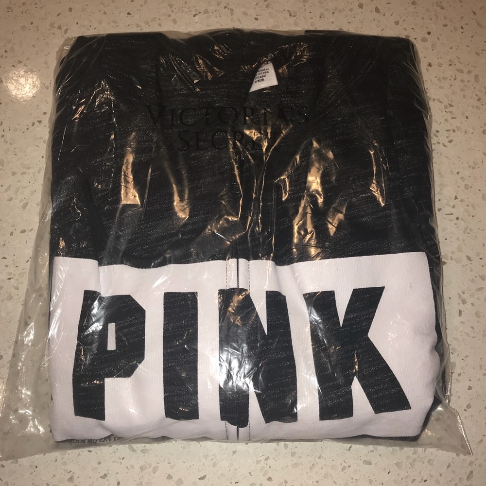 VS VICTORIAS SECRET PINK PERFECT FULL-ZIP HOODIE L - Picture 3 of 5